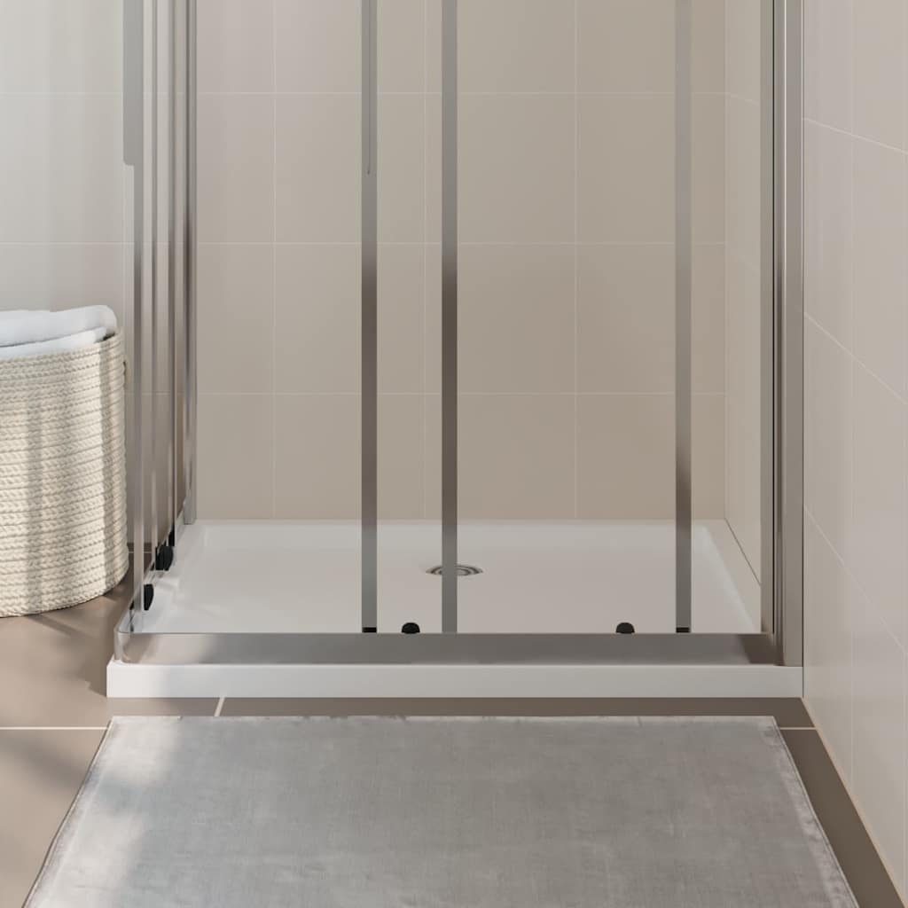 vidaXL Duschkar rektangulärt ABS 70x90 cm