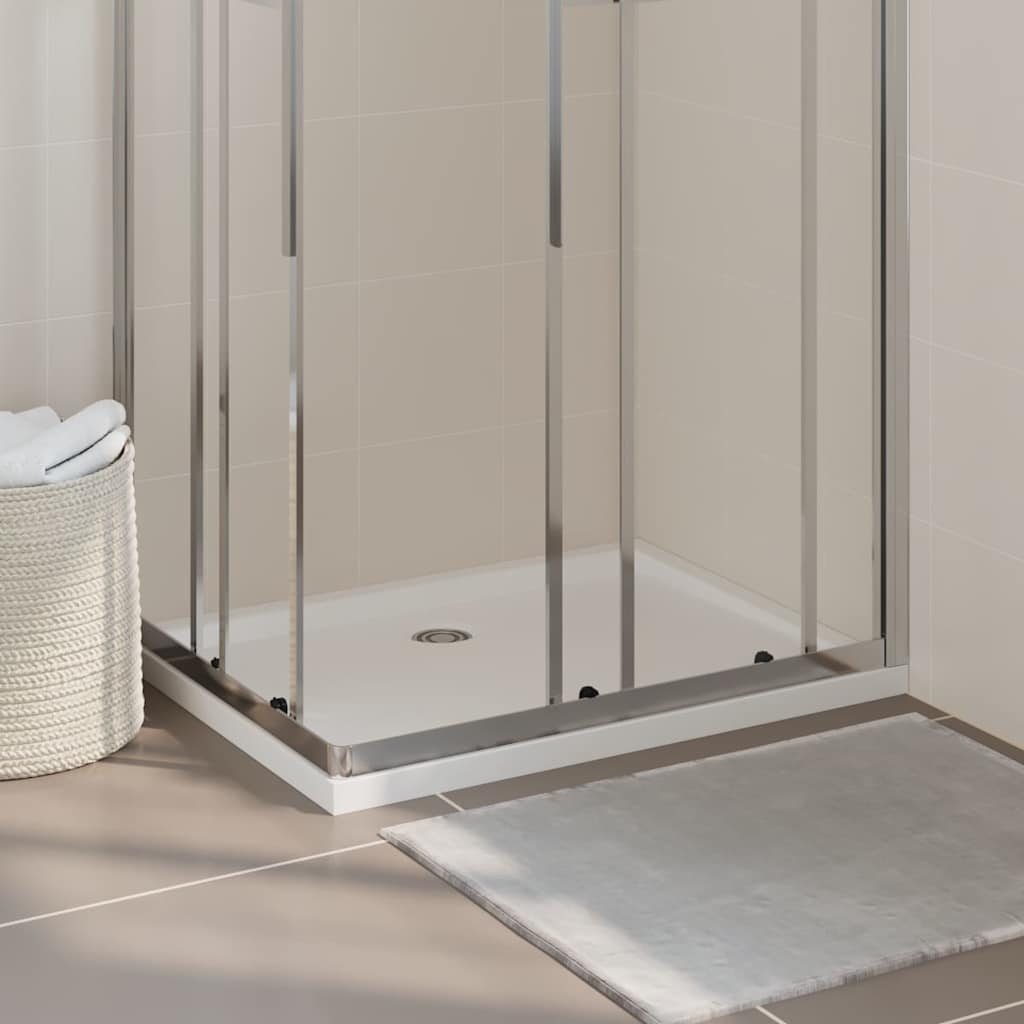 vidaXL Duschkar rektangulärt ABS 70x90 cm