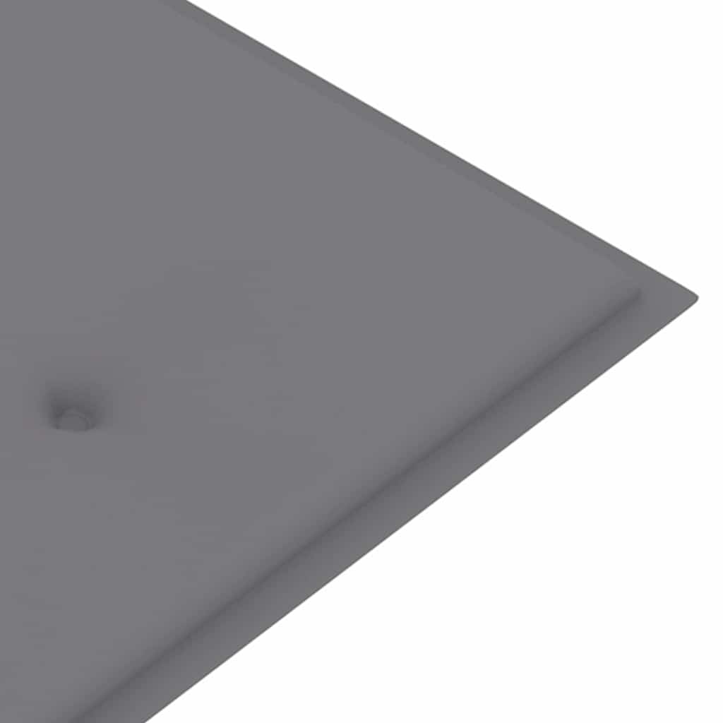 vidaXL Trädgårdsbänk 3-sits med dyna 150 cm massivt eukalyptusträ