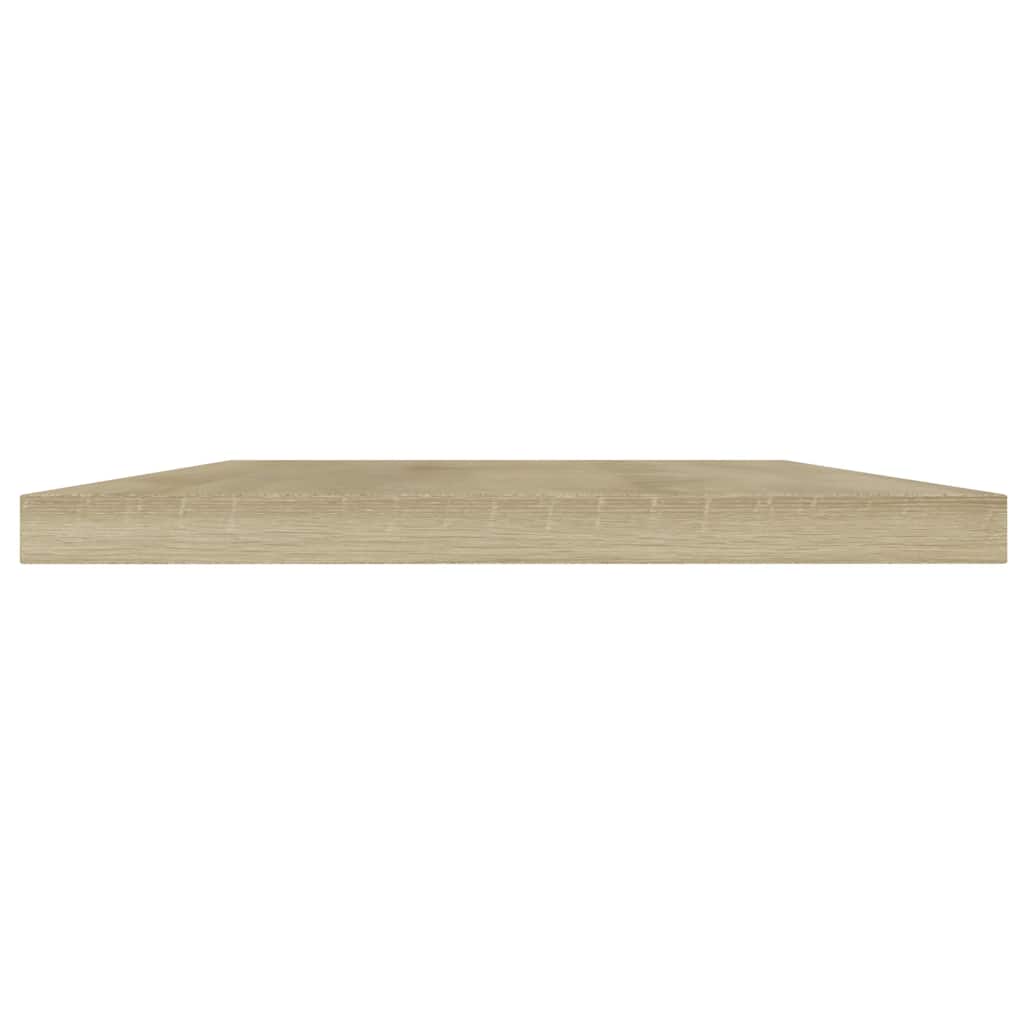 vidaXL Hyllplan 4 st sonoma-ek 40x20x1,5 cm konstruerat trä
