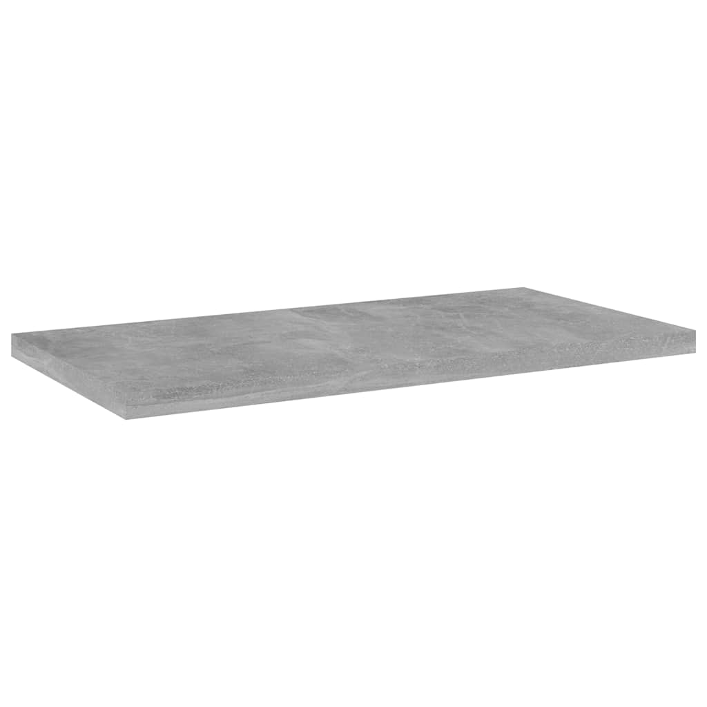 vidaXL Hyllplan 4 st betonggrå 40x20x1,5 cm konstruerat trä
