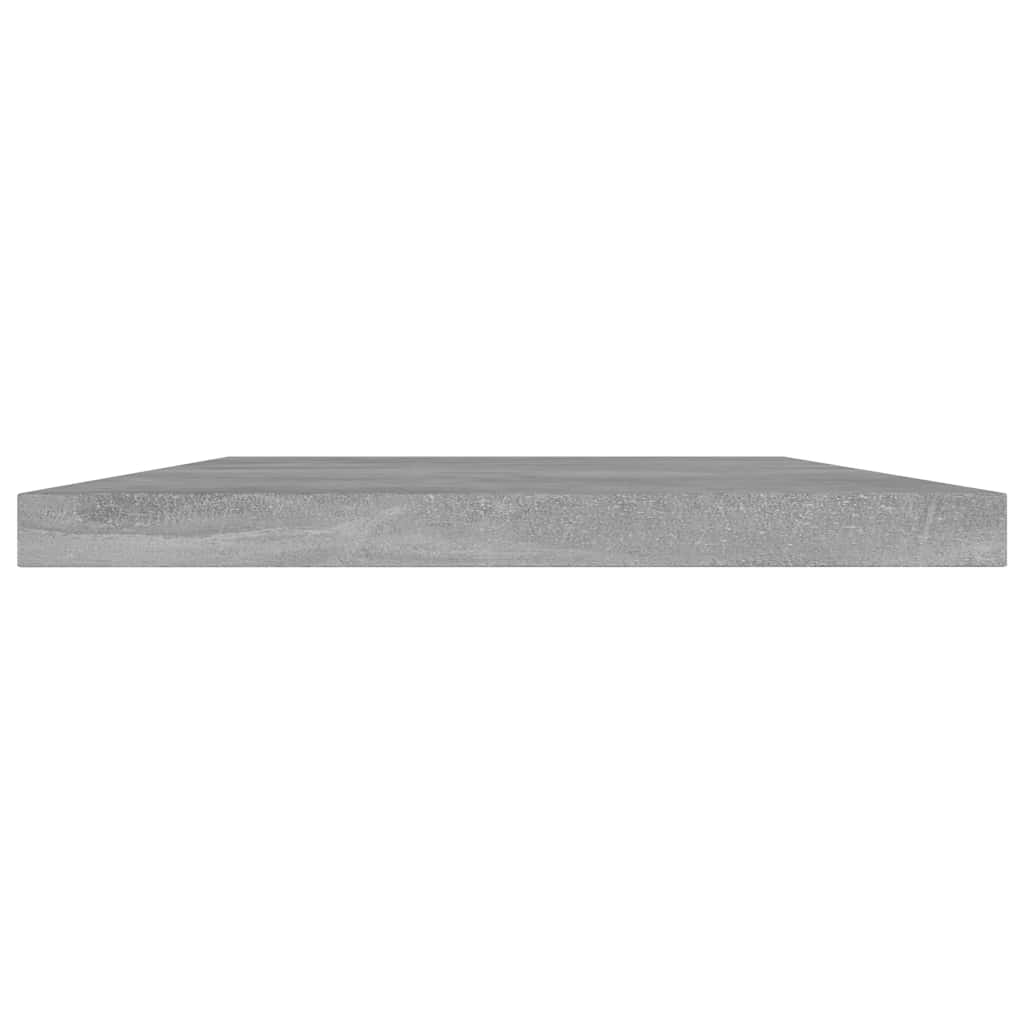 vidaXL Hyllplan 4 st betonggrå 40x20x1,5 cm konstruerat trä