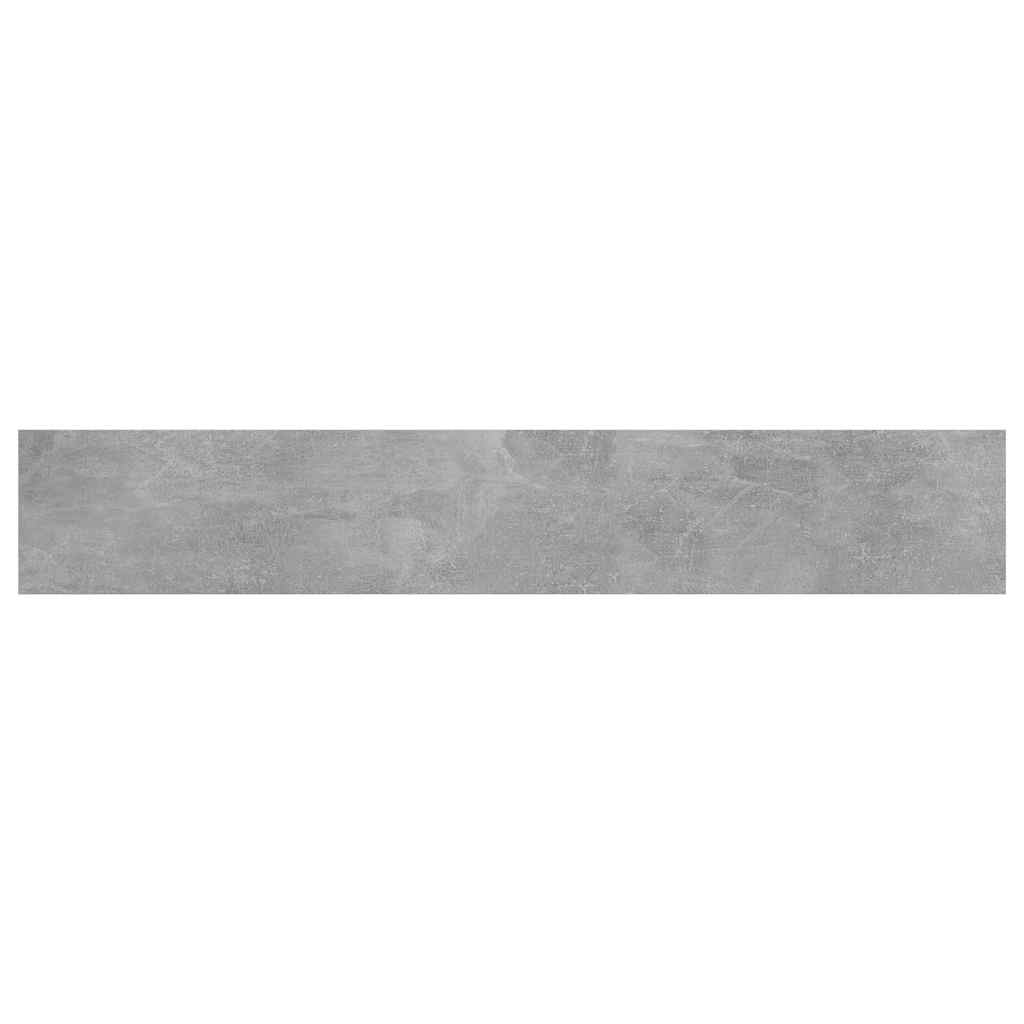 vidaXL Hyllplan 4 st betonggrå 60x10x1,5 cm konstruerat trä