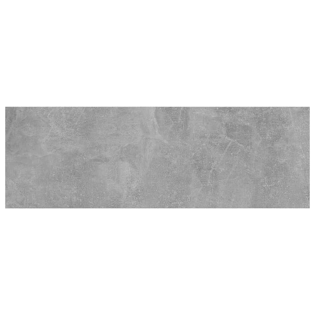 vidaXL Hyllplan 4 st betonggrå 60x20x1,5 cm konstruerat trä