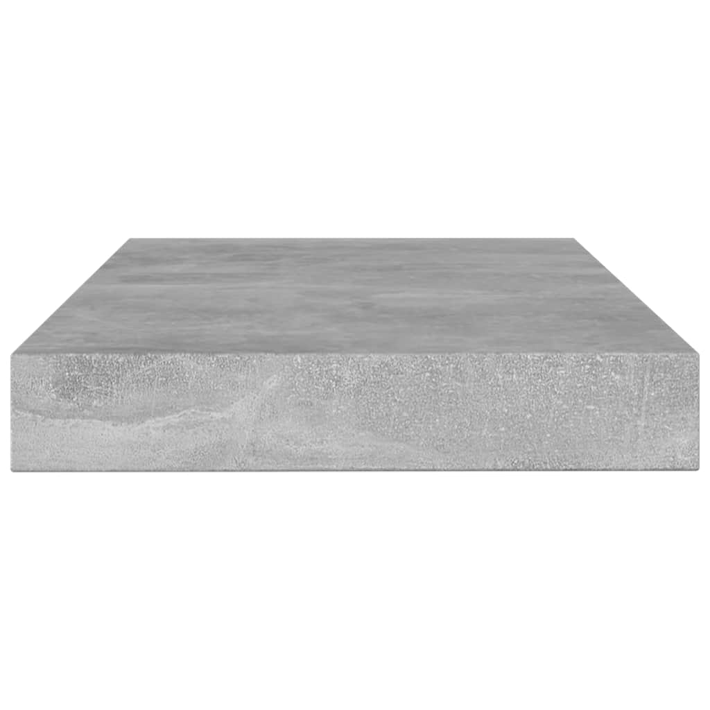 vidaXL Hyllplan 4 st betonggrå 100x10x1,5 cm konstruerat trä