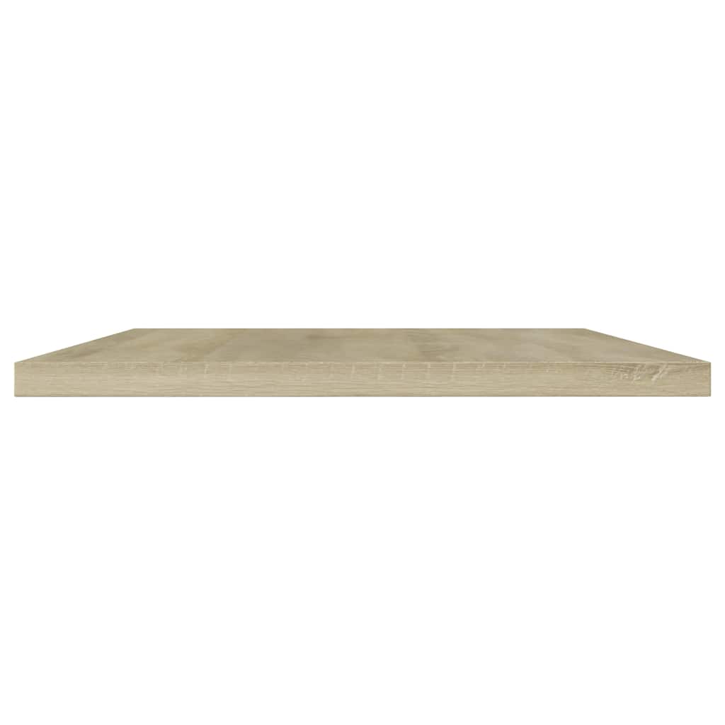 vidaXL Hyllplan 4 st sonoma-ek 100x20x1,5 cm konstruerat trä