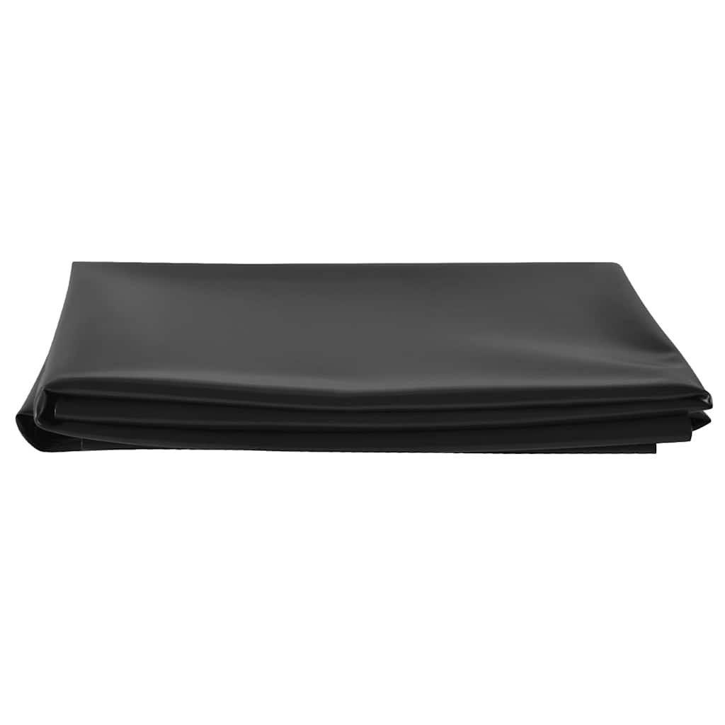 vidaXL Dammduk svart 3x8 m PVC 0,5 mm