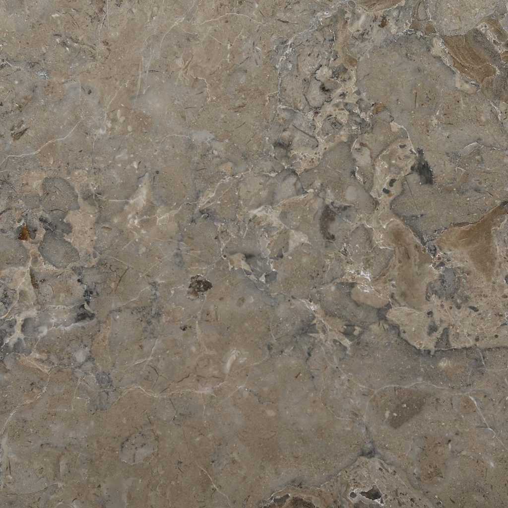 vidaXL Bordsskiva grå Ø40x2,5 cm marmor