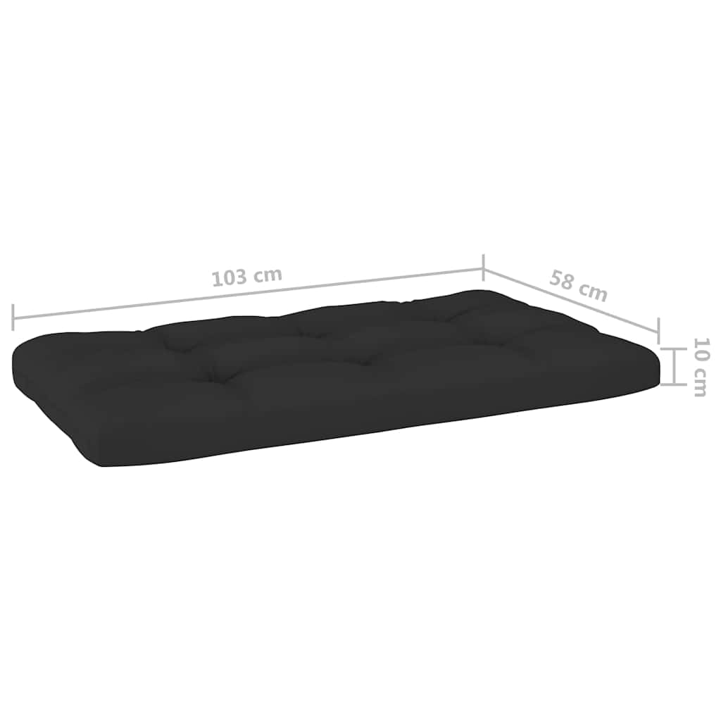 vidaXL Hörnsektion till pallsoffa vit impregnerad furu