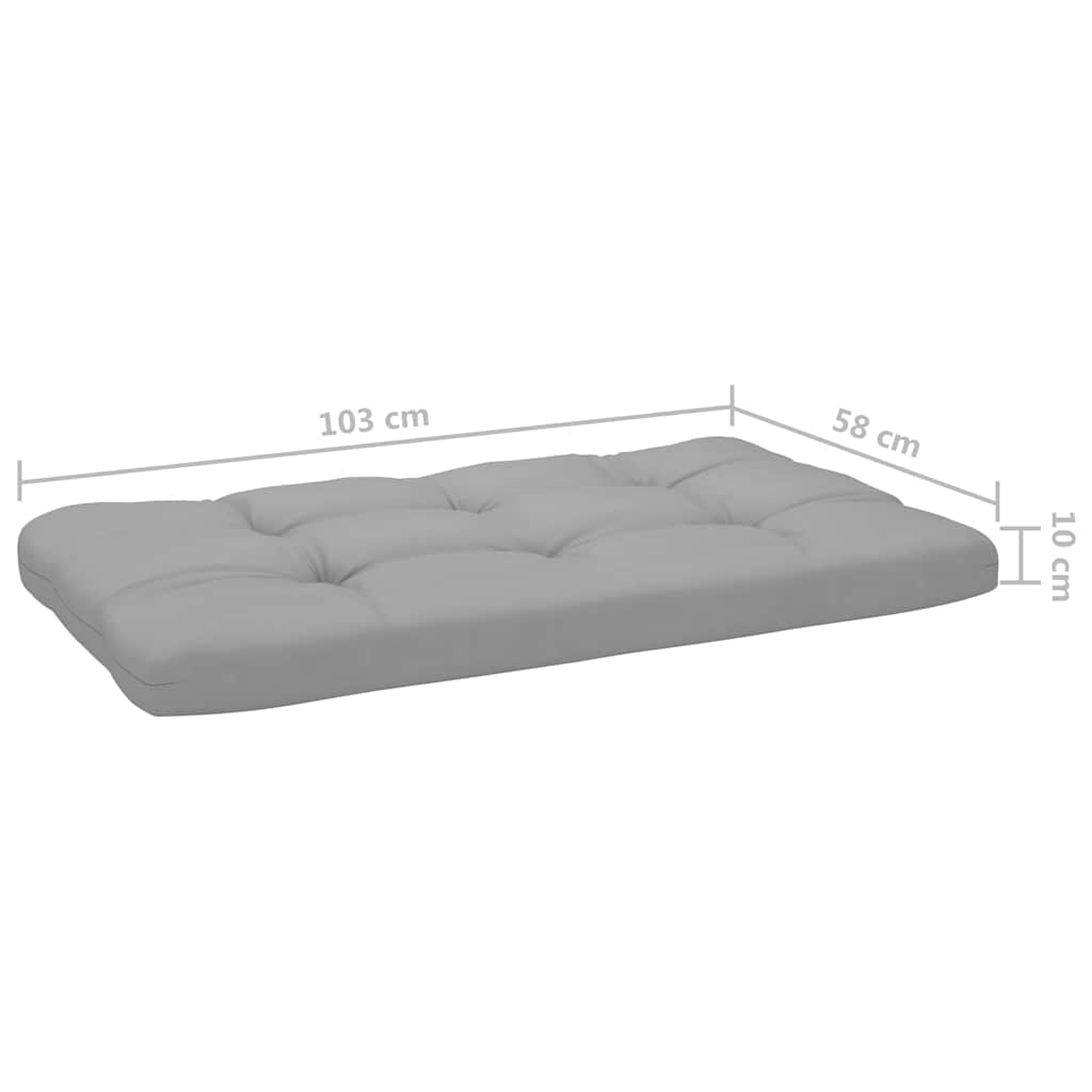 vidaXL Hörnsektion till pallsoffa honungsbrun impregnerad furu