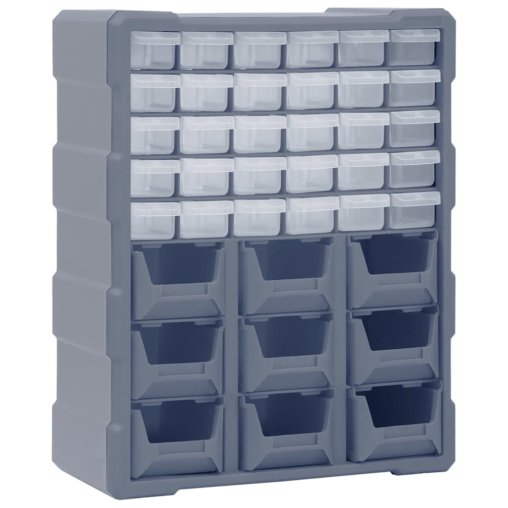 vidaXL Sortimentskåp med 39 lådor 38x16x47 cm
