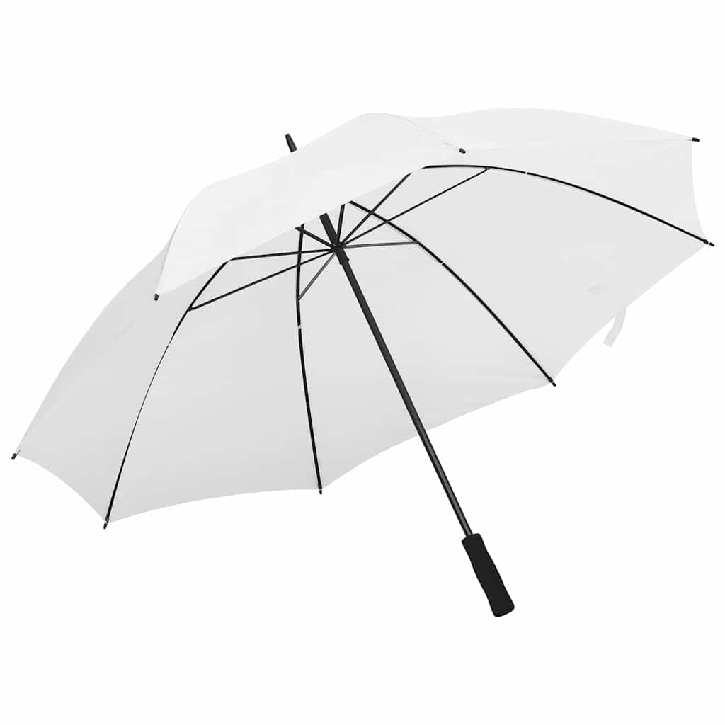 vidaXL Paraply vit 130cm