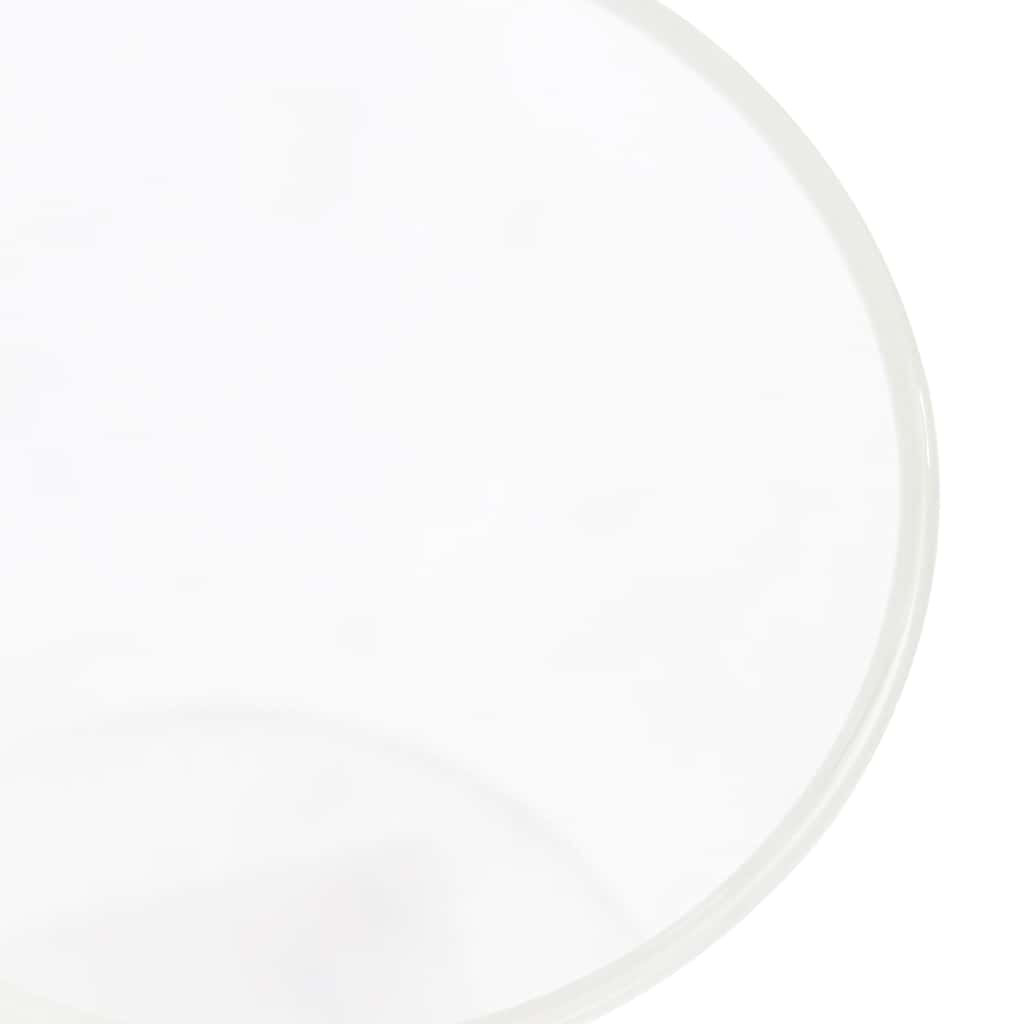 vidaXL Förvaringsburkar i glas med bambulock 6 st 1000 ml