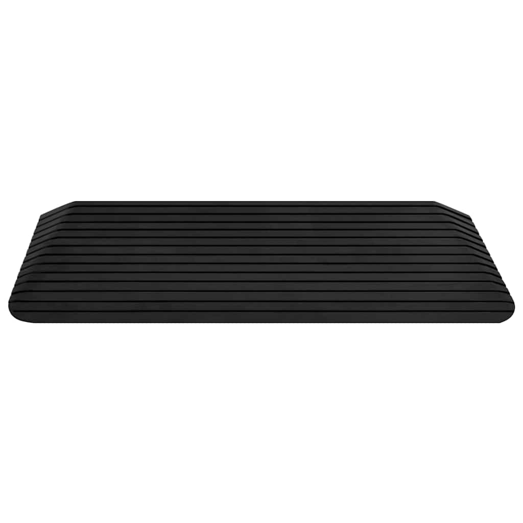 vidaXL Tröskelramp 2 st 110x41x5 cm gummi