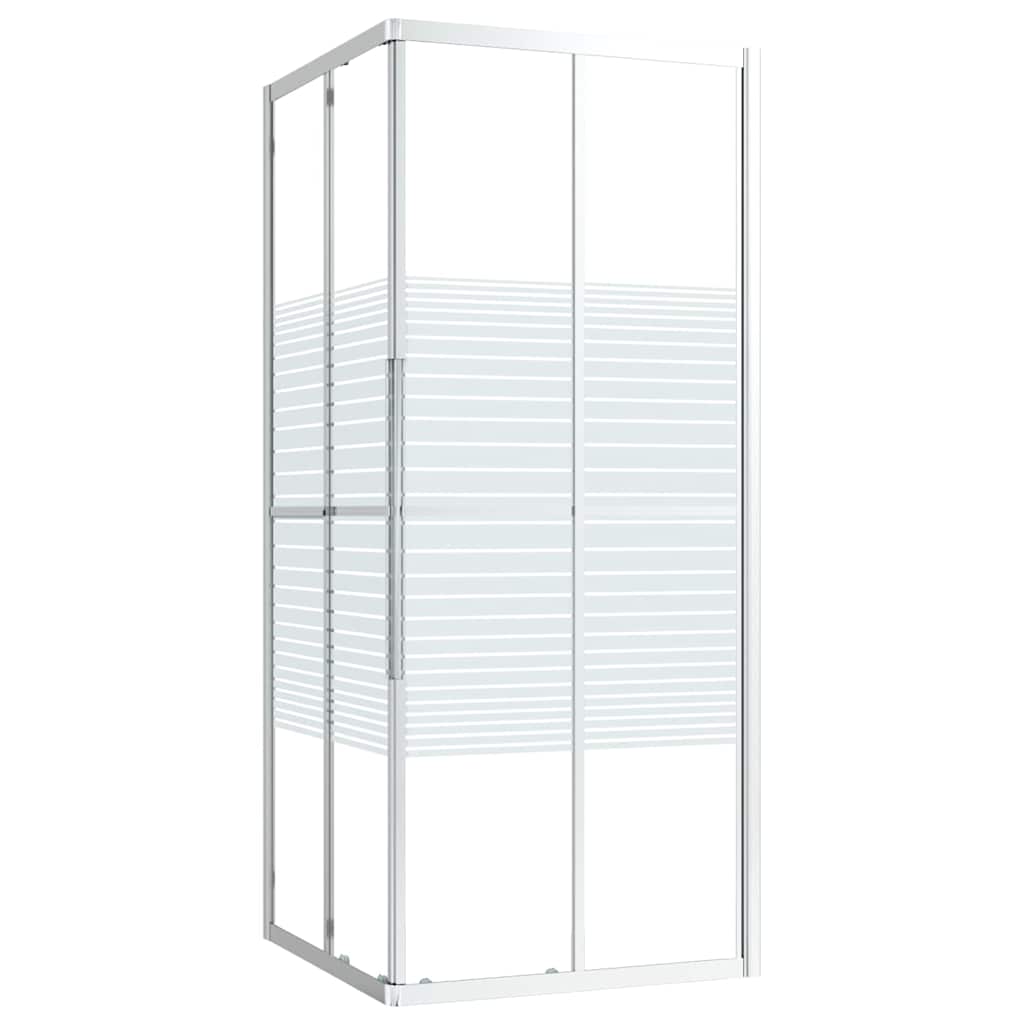 vidaXL Duschvägg ESG 80x80x180 cm