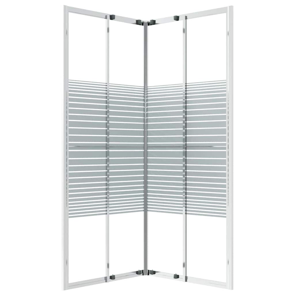 vidaXL Duschvägg ESG 80x80x180 cm