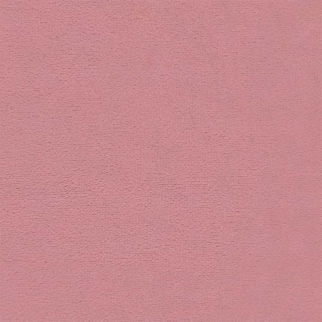 vidaXL Gungstol med fotpall Rosa sammet