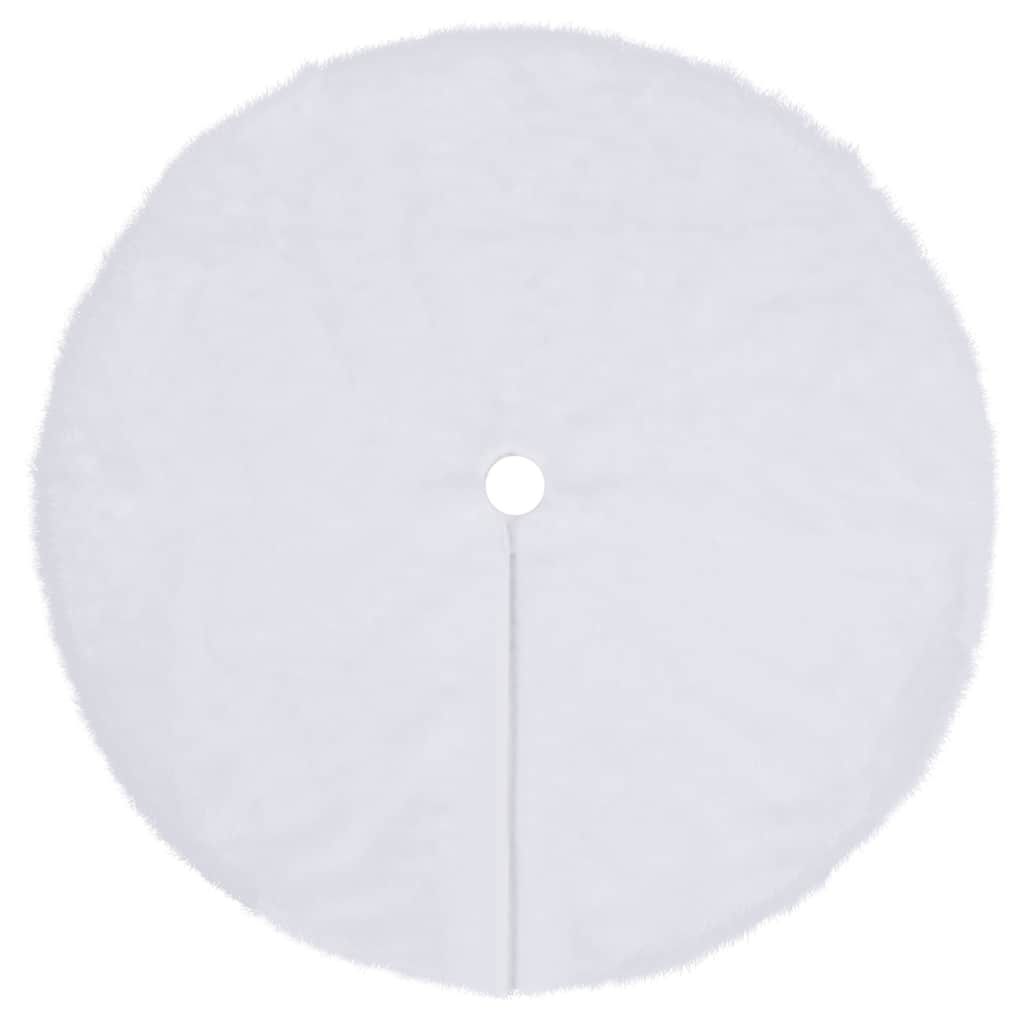 vidaXL Julgranskjol vit 90 cm fuskpäls