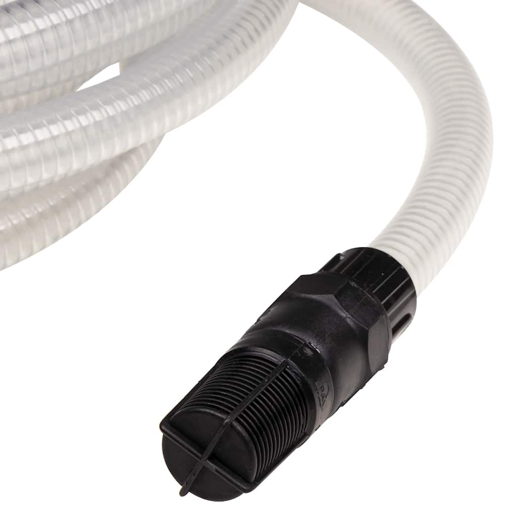 vidaXL Sugslang med PVC-kopplingar transparent 1" 10 m PVC