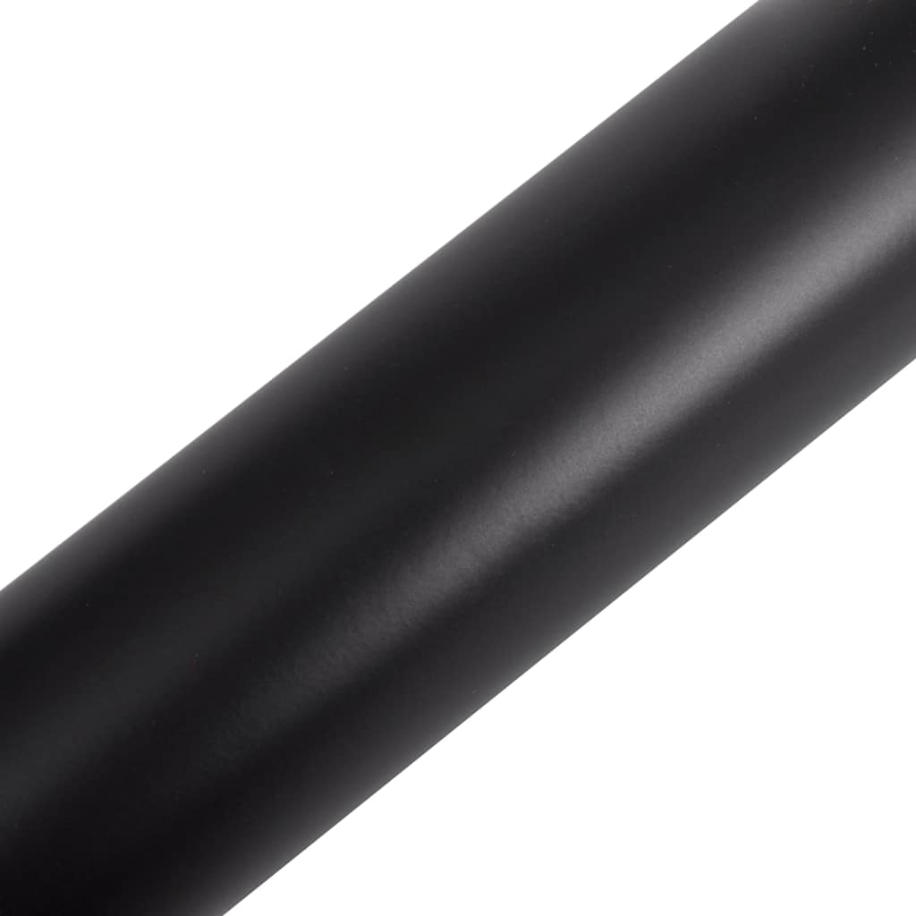vidaXL Bilfoliering matt svart 100x150 cm