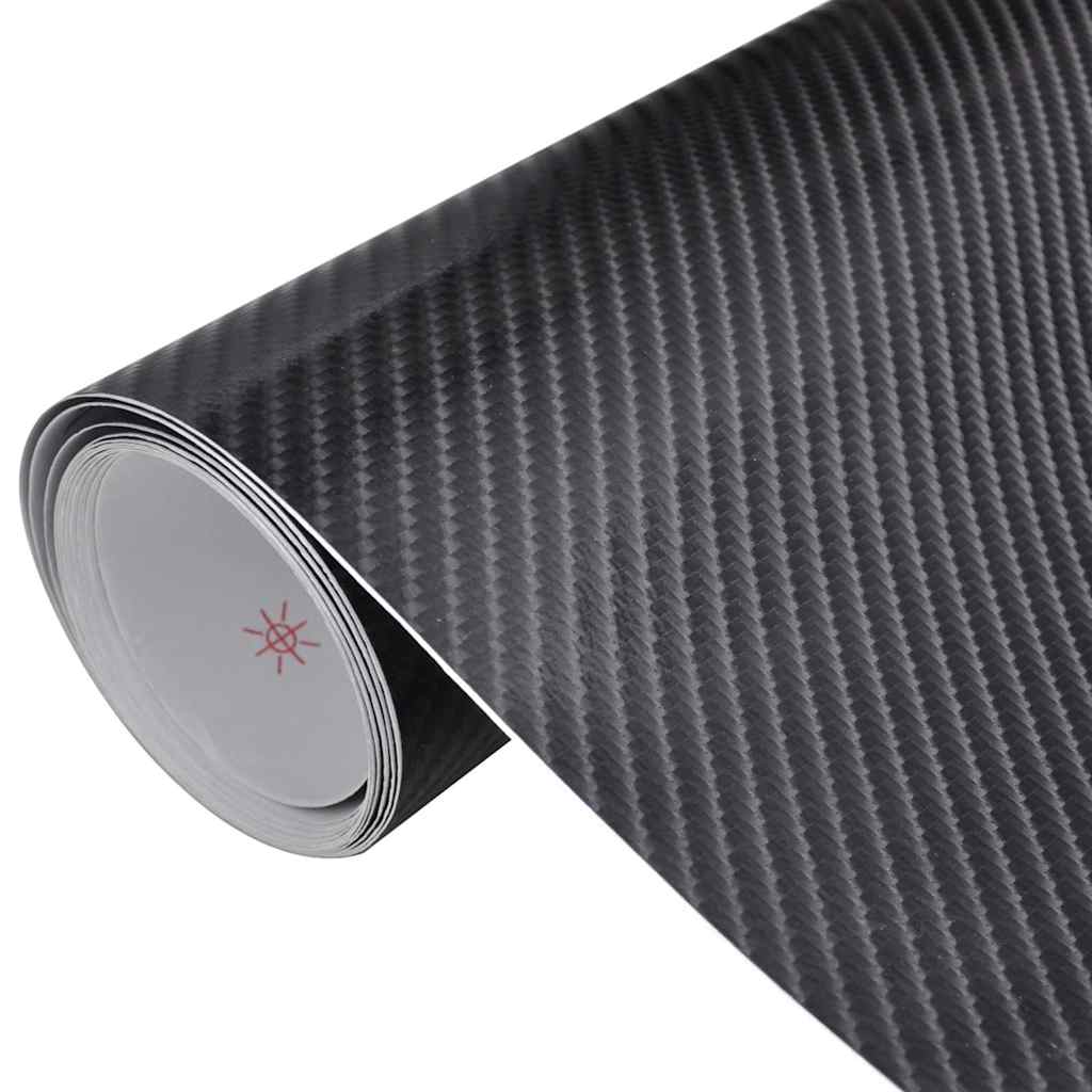 vidaXL Bilfoliering 2 st 4D svart 100x150 cm