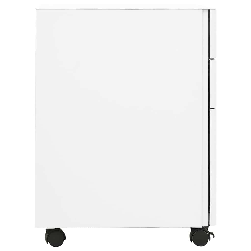 vidaXL Hurts vit 30x45x59 cm stål