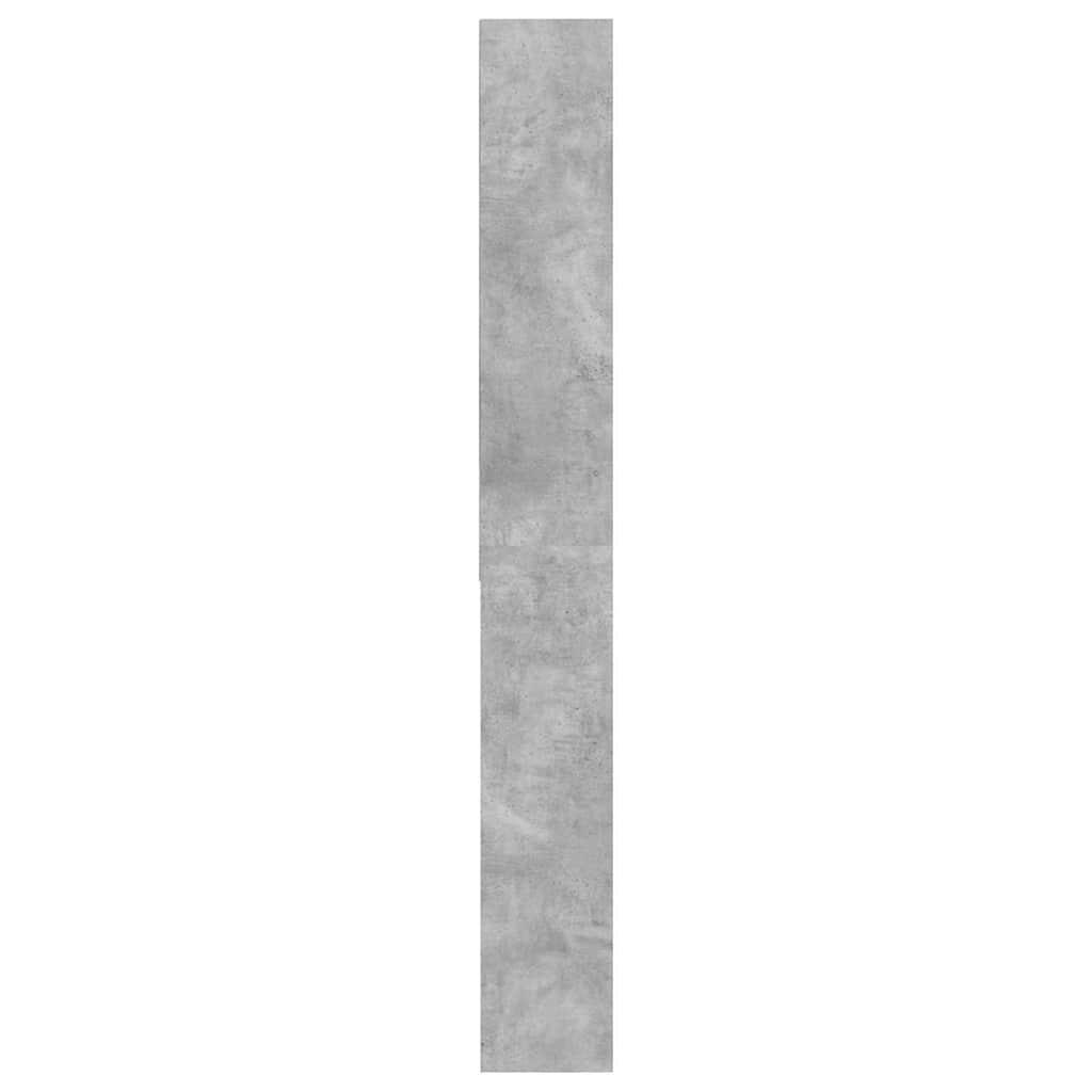 vidaXL Badrumsskåp betonggrå 64x24x190 cm