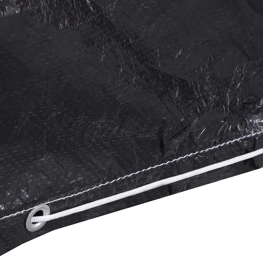 vidaXL Överdrag för trädgårdsmöbler 2 st 12 öljetter 250x250x70 cm