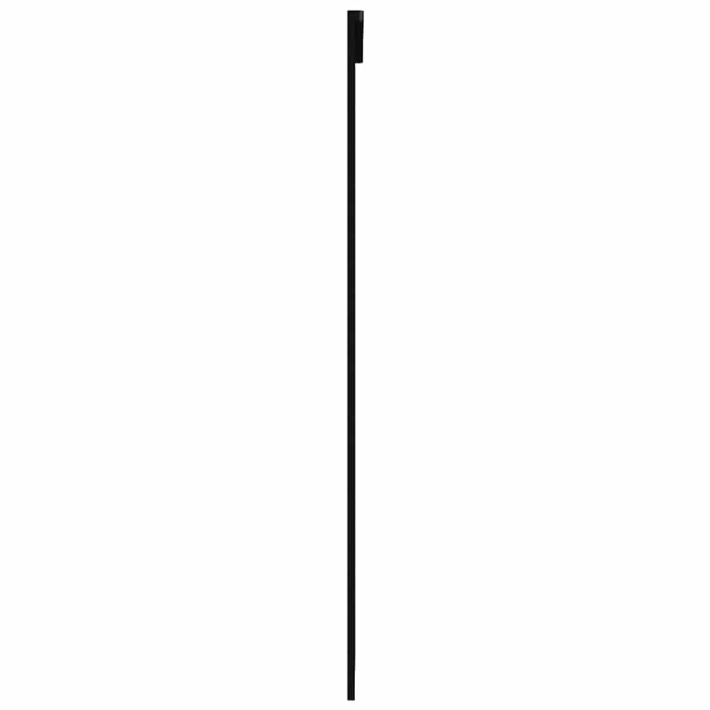 vidaXL Skjutdörr med beslagset ESG glas och aluminium 76x205 cm