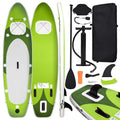 vidaXL Upplåsbar SUP-bräda set grön 300x76x10 cm