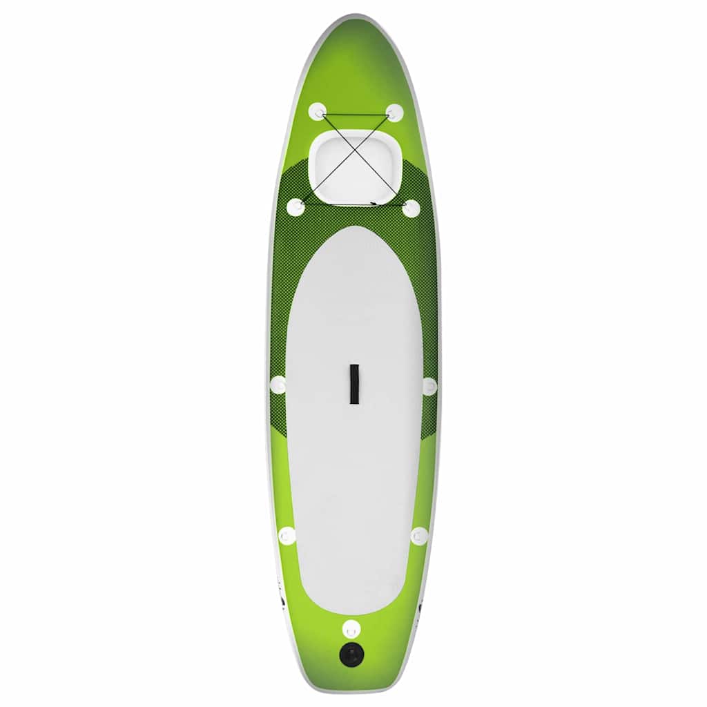 vidaXL Upplåsbar SUP-bräda set grön 300x76x10 cm