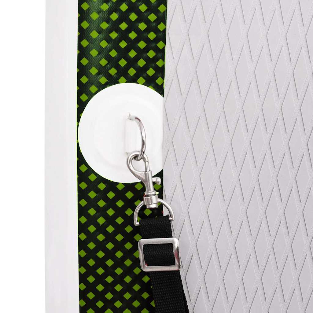 vidaXL Upplåsbar SUP-bräda set grön 300x76x10 cm