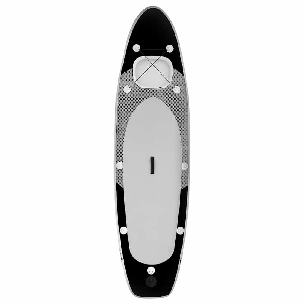 vidaXL Upplåsbar SUP-bräda set svart 300x76x10 cm