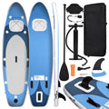 vidaXL Upplåsbar SUP-bräda set blå 330x76x10 cm