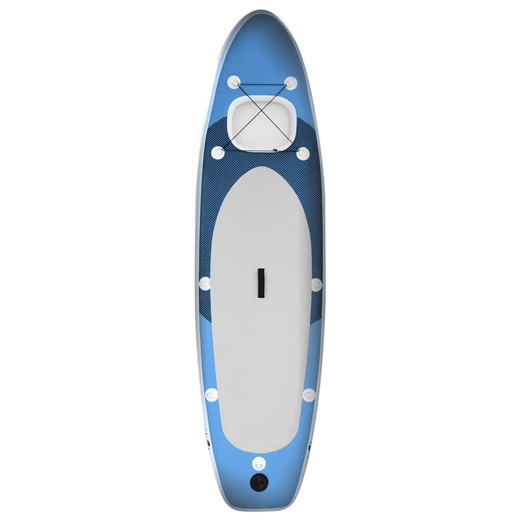 vidaXL Upplåsbar SUP-bräda set blå 330x76x10 cm