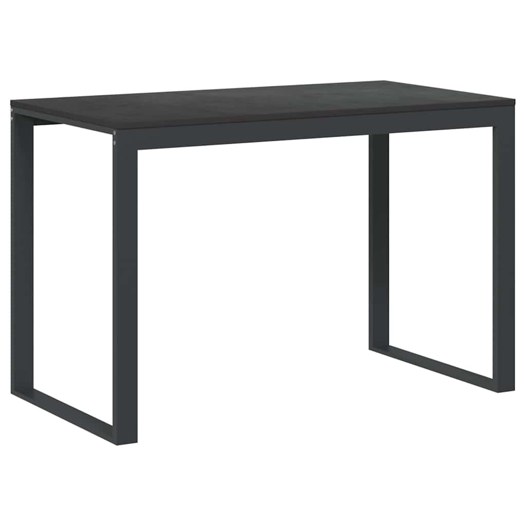 vidaXL Datorbord svart 110x60x73 cm spånskiva