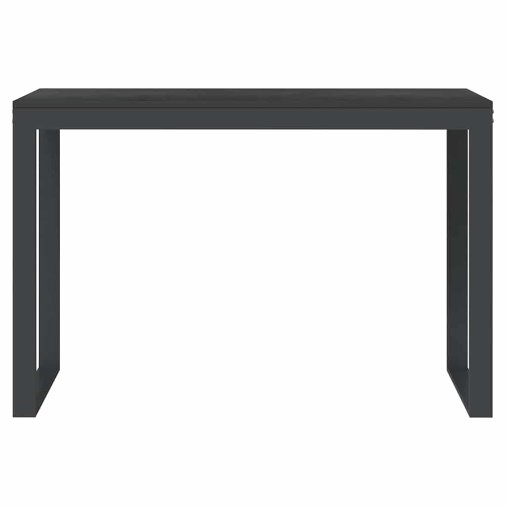 vidaXL Datorbord svart 110x60x73 cm spånskiva