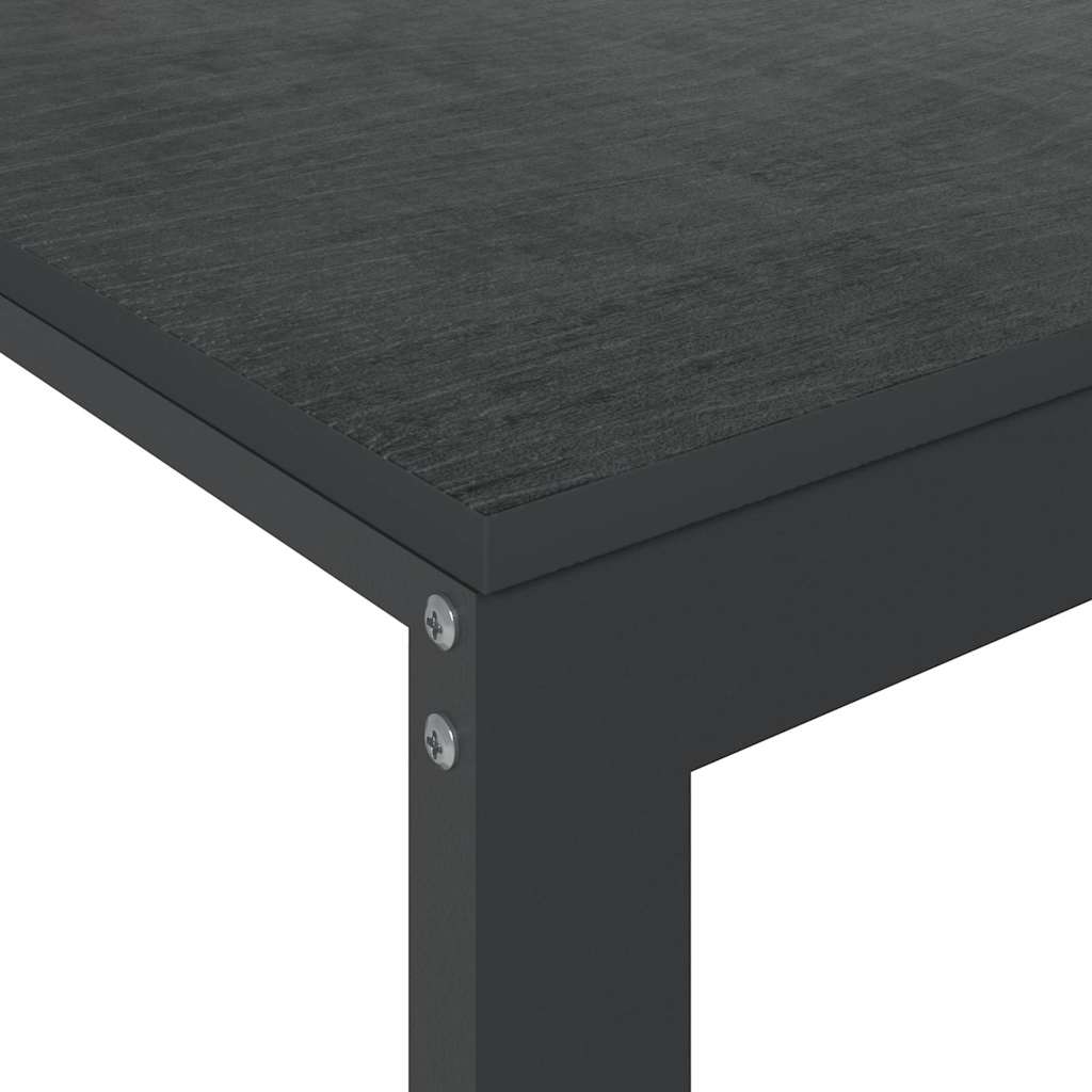 vidaXL Datorbord svart 110x60x73 cm spånskiva