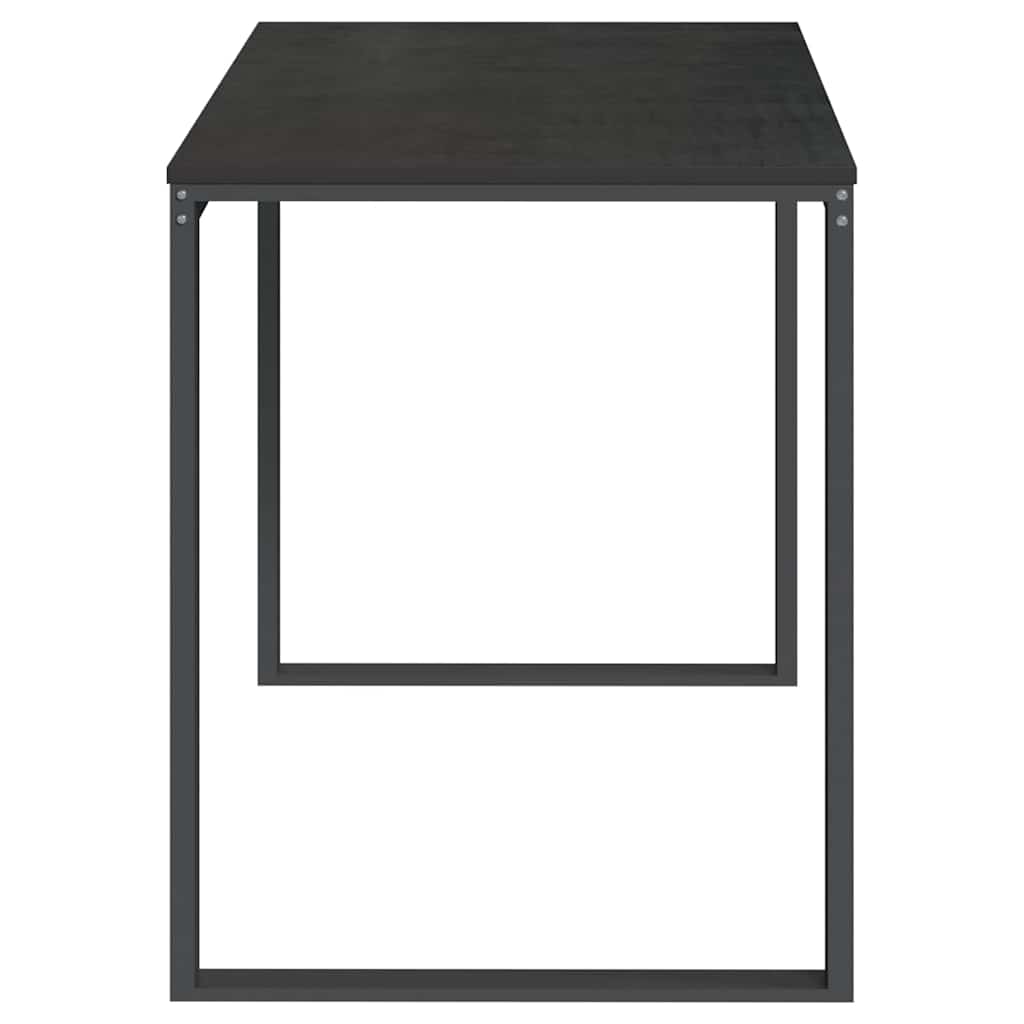 vidaXL Datorbord svart 110x60x73 cm spånskiva