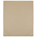 vidaXL Dra-på-lakan jersey 2 st taupe 90x200 cm bomull