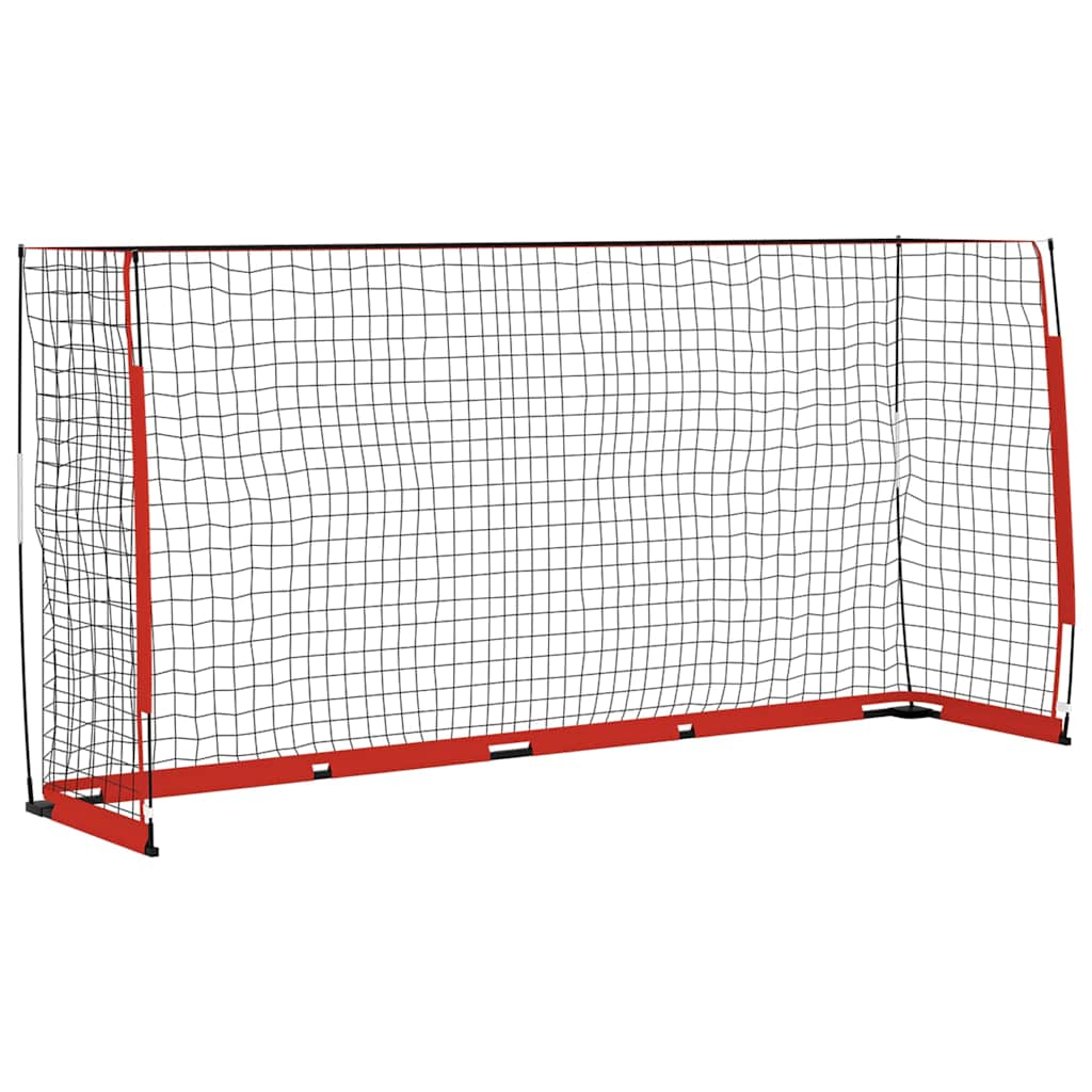 vidaXL Fotbollsmål 366,5x91x183 cm stål