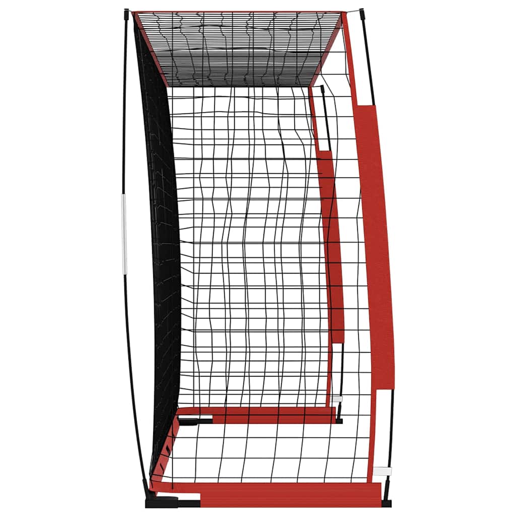 vidaXL Fotbollsmål 366,5x91x183 cm stål