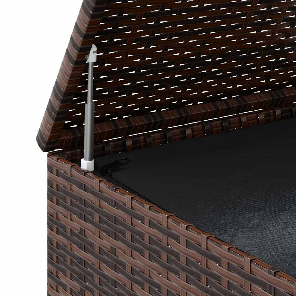 vidaXL Dynbox PE-rotting 100x49x103,5 cm brun