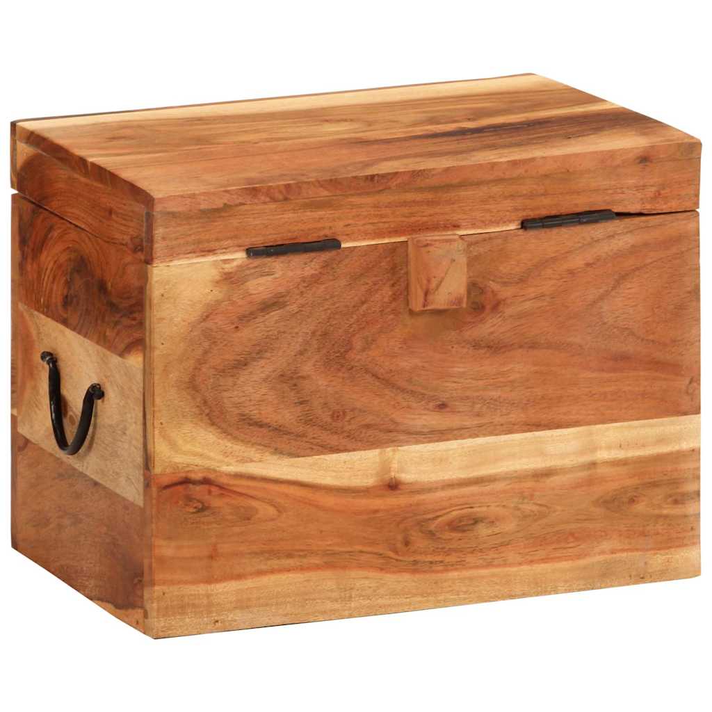 vidaXL Förvaringslåda 39x28x31 cm massivt akaciaträ