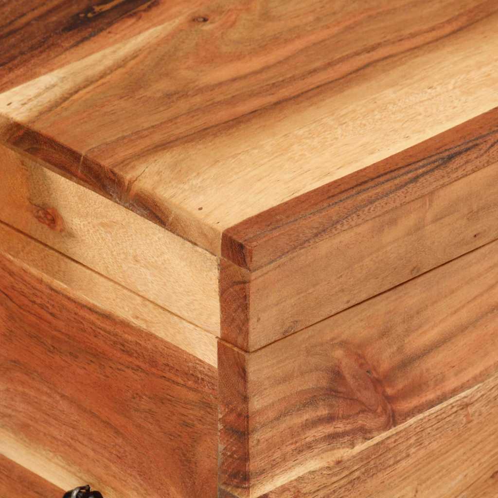 vidaXL Förvaringslåda 39x28x31 cm massivt akaciaträ