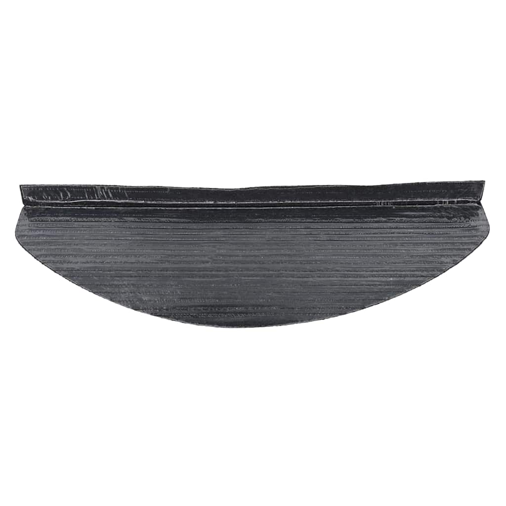 vidaXL Trappstegsmattor självhäftande 15 st 65x22,5x3,5 cm antracit