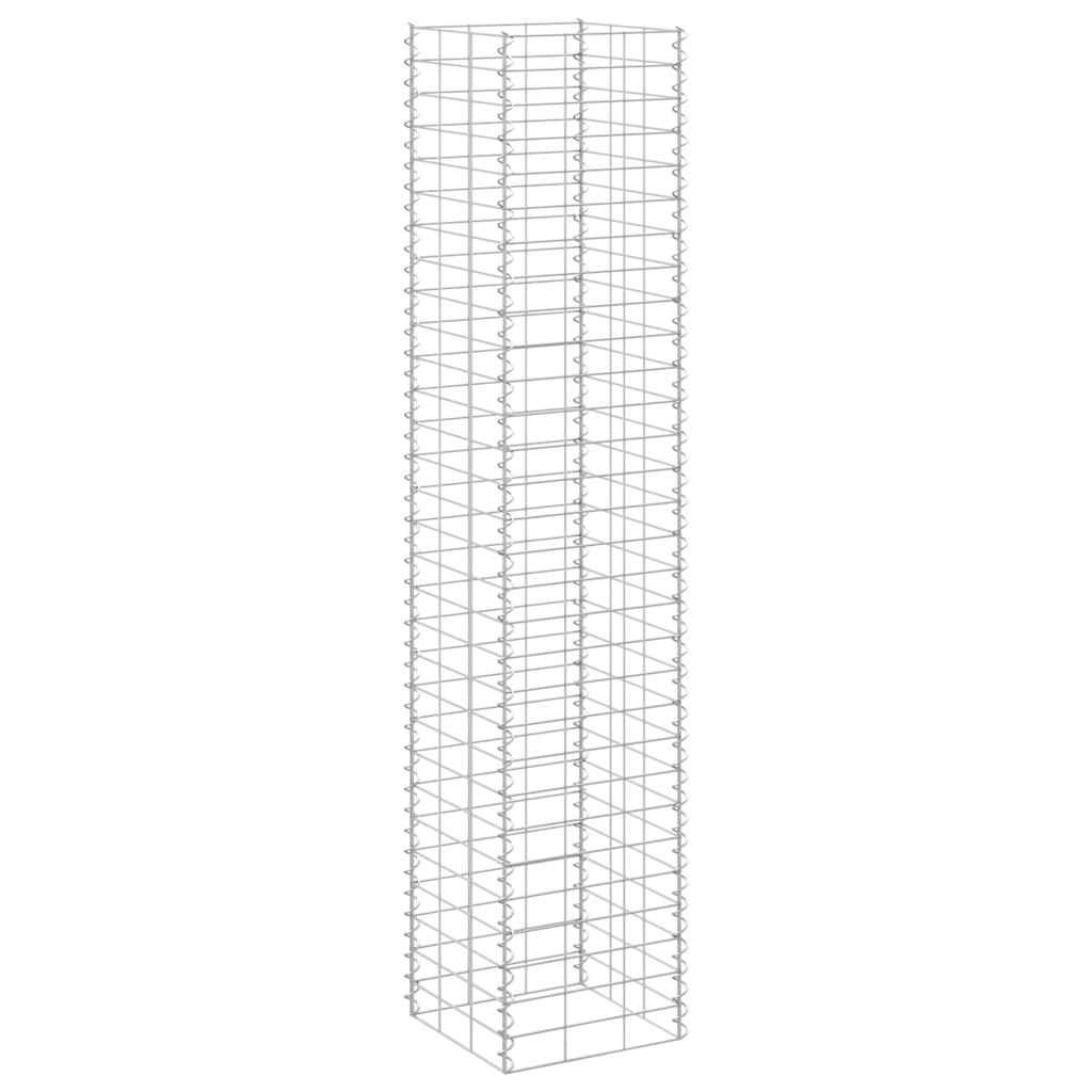 vidaXL Gabioner 3 st 30x30x150 cm järn