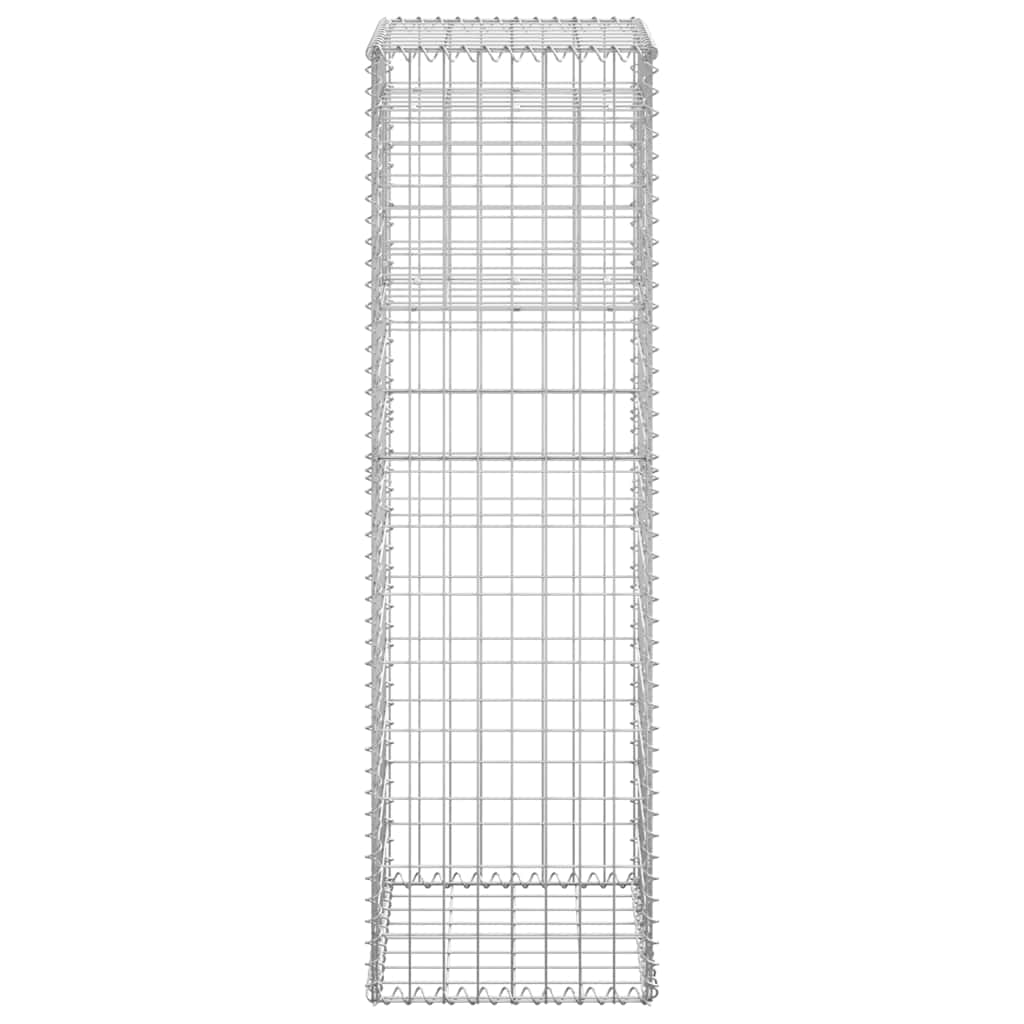 vidaXL Gabionkorg stolpform 40x40x140 cm järn
