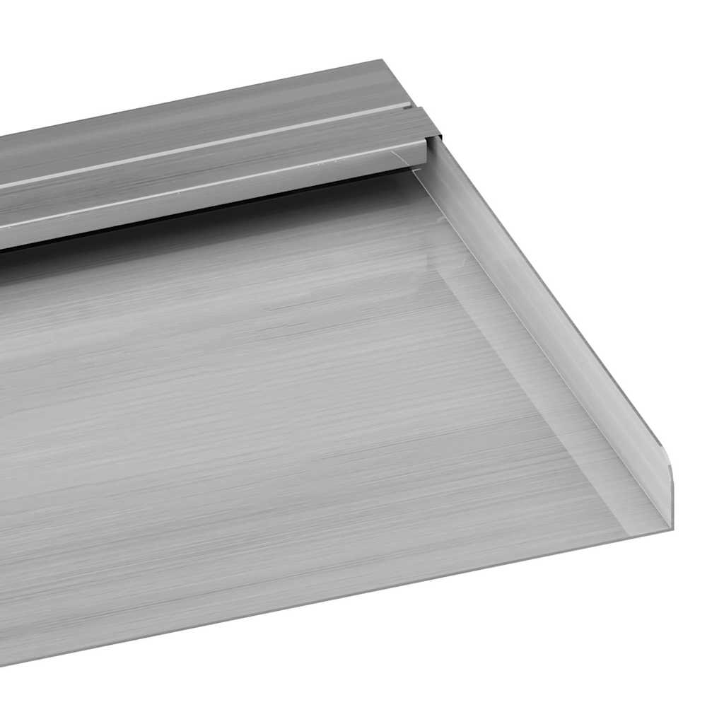 vidaXL Vattenfall med RGB LED rostfritt stål 60 cm