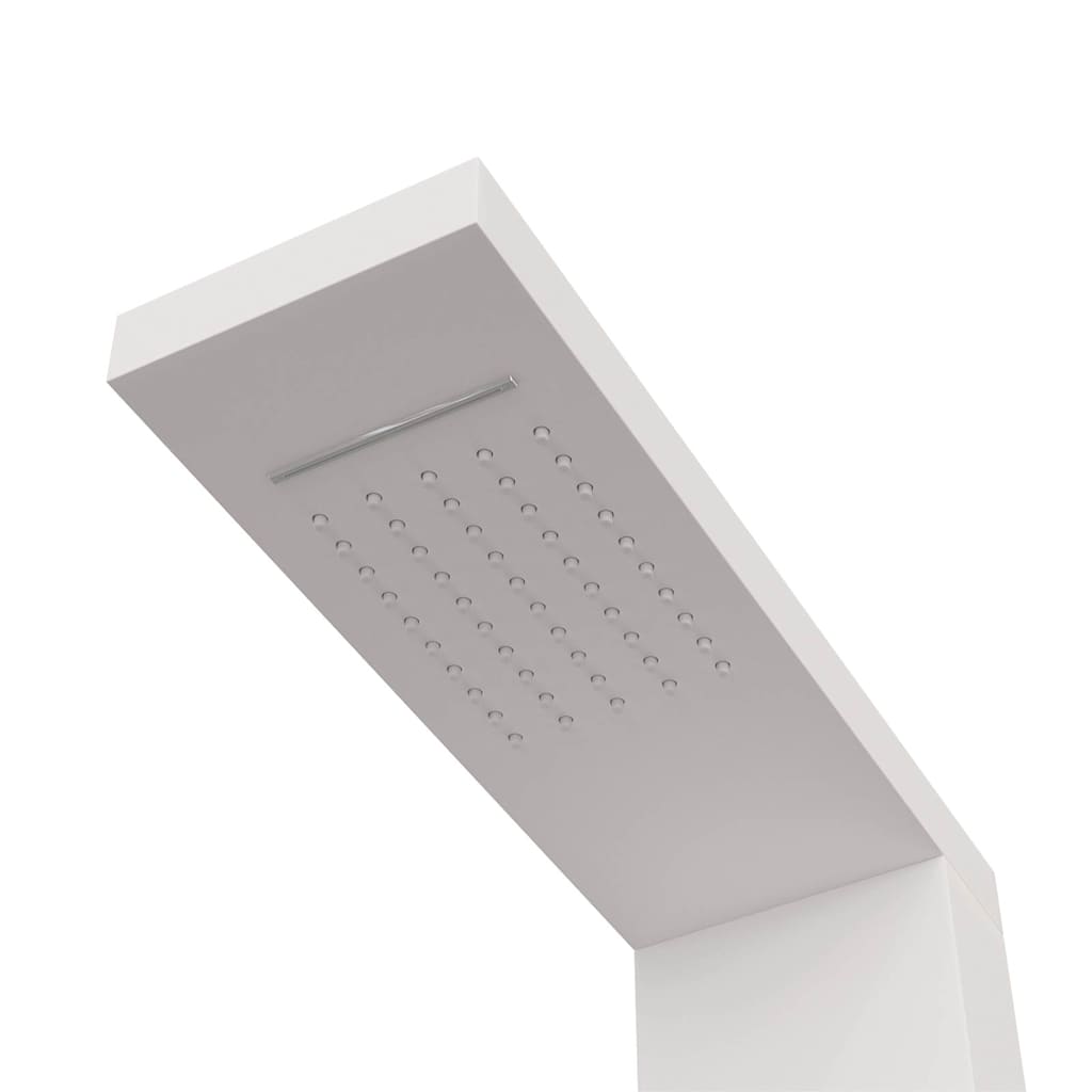 vidaXL Duschpanelsystem aluminium vit